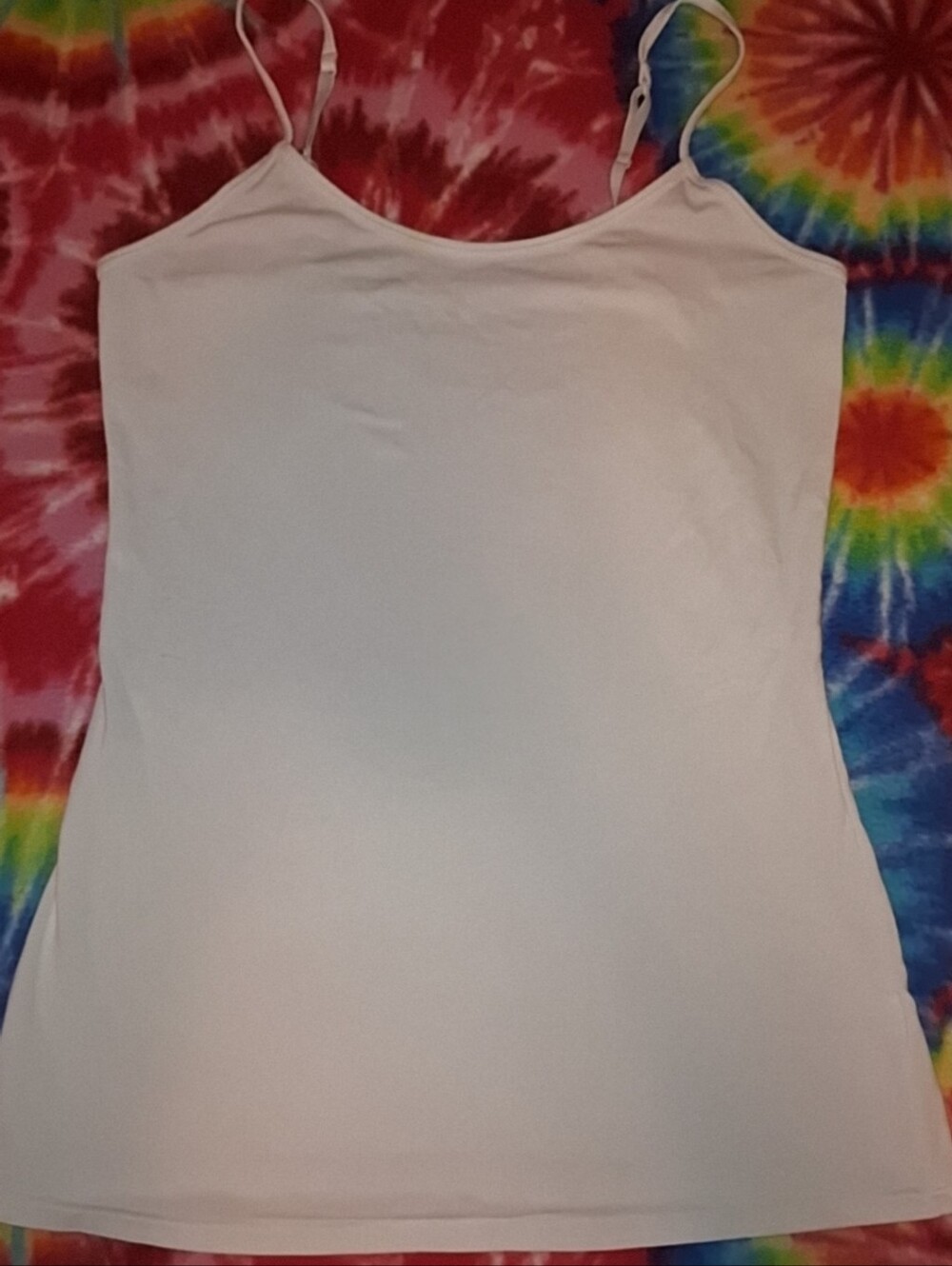 Old Navy White Spaghetti Strap Tank Top. Size Small.